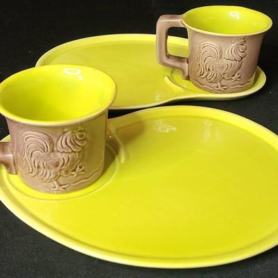 Kay Finch Snack Trays With Cups #5107 Pg. 172