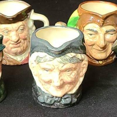 Royal Doulton Collection Of Tuby Jugs