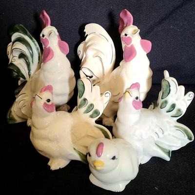 Coop Couture: Ceramic Chicken Squad Ready to Rule Your Roost by Kay Finch