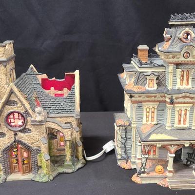 Department 56 Halloween, Grimsley Manor & The Haunted Church