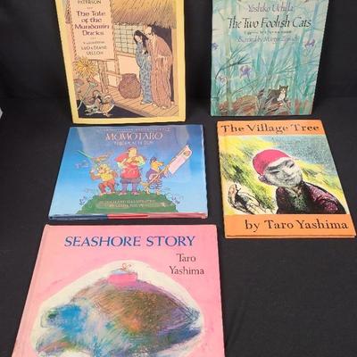 Far East Folktales - Japanese Themed Books With Some Signatures