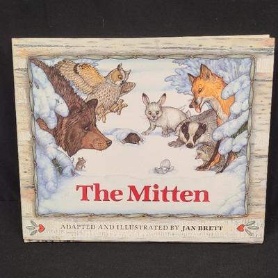 The Mitten, Adapted And Illustrated By Jan Brett - With Dedication And Signed Bookmark