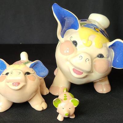 The Snortleys – A Porcelain Piggy Family with Personality to Spare by Kay Finch