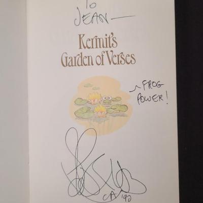 Signed Kermit's Garden Of Verses By Jack Prelutsky