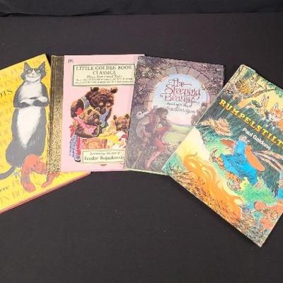 Collection Of 4 Books Of Classic Fairy Tales