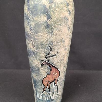 Safari Animal Soapstone Bud Vase
