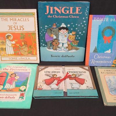 Tomie DePaola Christmas Books (3 Signed/Inscribed) & More