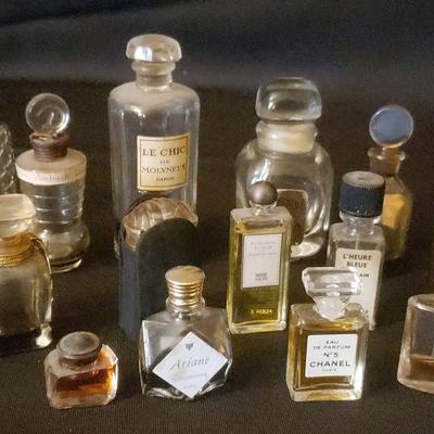 Collection Of Tiny Perfume Bottles-Chanel No 5, Limoges & More