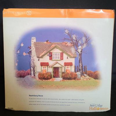 Department 56 Halloween Theme Hauntsburg House
