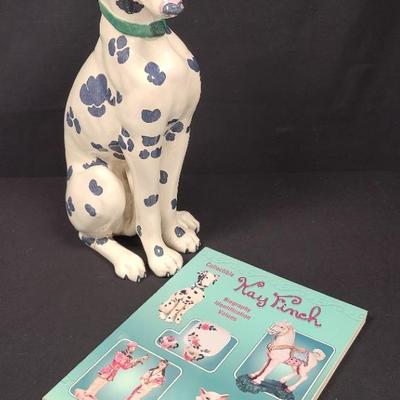 Coach Dog - Darling Dalmatian Statuary By Kay Finch #159, With Collector's Book