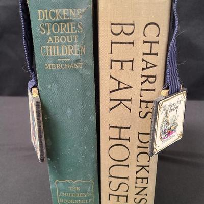Collection Of 2 Charles Dickens Hardbacks And Bookmark