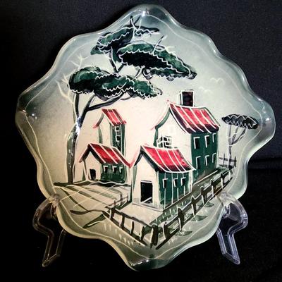 Sascha Brastoff Original Farmstead Ceramic Dish