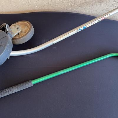 Edger & hose attachment for watering 