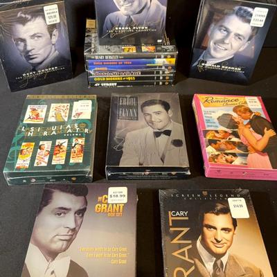 Classic DVD collection - Ronald Reagan, Gary Cooper, Cary Grant & Errol Flynn 