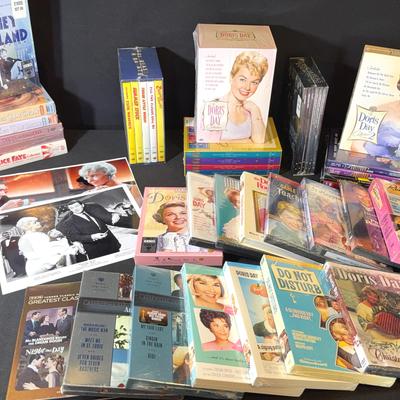 Large Doris Day DVD collection and 2 photos 