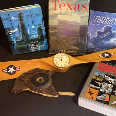 For The Love Of Flying : WWII USAAF A-11 (Med) Helmet, Propeller Clock & Other Items