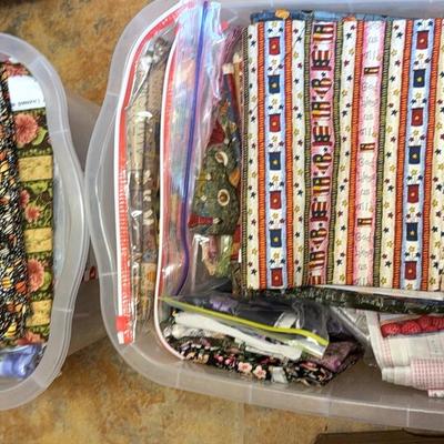 5 Bins of Fabric - Lot 7