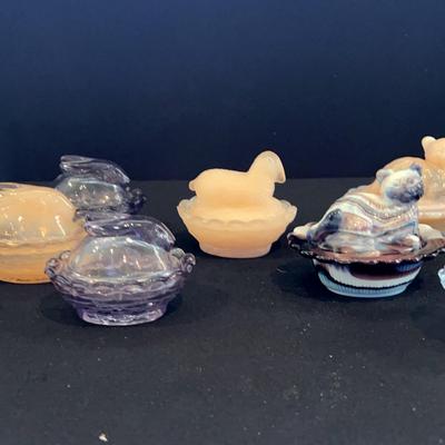 Collection Of Salt Dip Cellar Covered Dishes