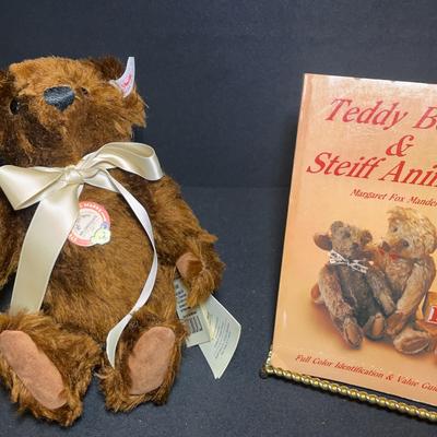 Steiff Mr Chocolate Ltd Edition Of 2,000 Pcs : 651885 & collectors Book