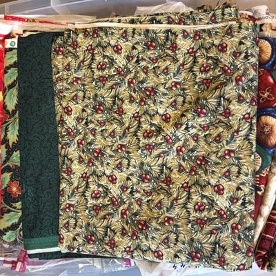 3 Bins of Fabric LOT 2 