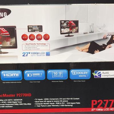Samsung 27” 1080p LCD HDTV/Monitor 