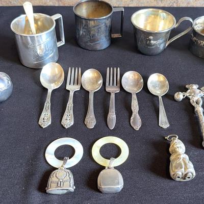Sterling Silver Baby Items 
