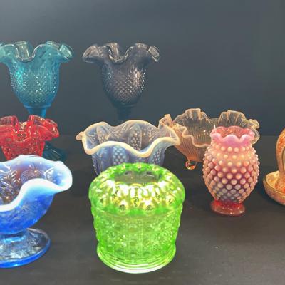 Ceramic Provence Collection Candle Holder Plus Scalloped Vases