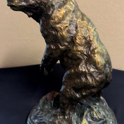 Big Sky Carvers “Who’s Creel?” Grizzly Statue Dick Idol