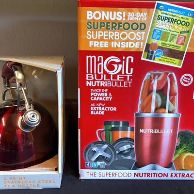 Magic Bullet And Wolfgang Puck Tea Kettle