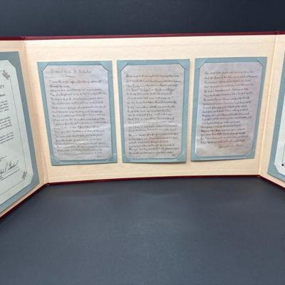 Handwritten Draft of "Night Before Christmas" COA