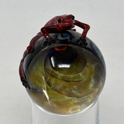 Seth Parks Signed Glass Eye Ball