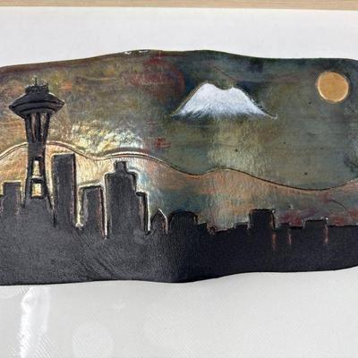 Raku Art "Seattle Skyline"
