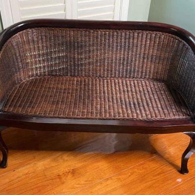 Cane couch