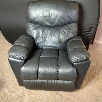 Leather recliner