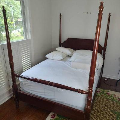 Cherry bed frame