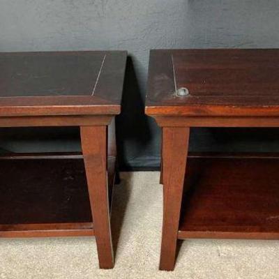 Square end tables