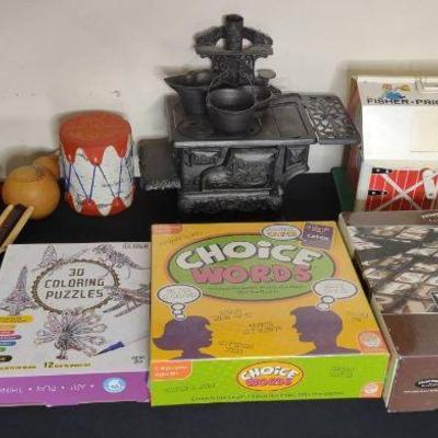 Child s stove and play farm