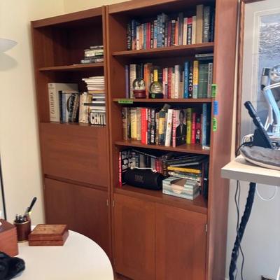 Sale Photo Thumbnail #2: Room & Board Bookshelves integrated desk.