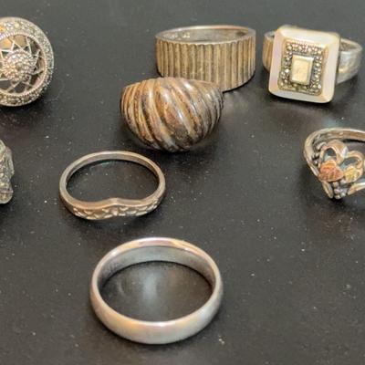Sterling and Other Rings 