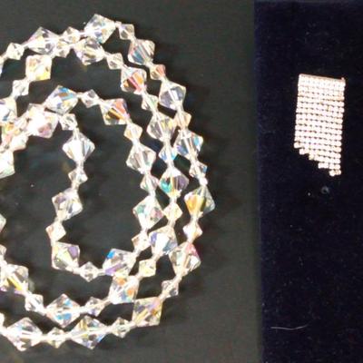 Swarovski Earrings and Necklace