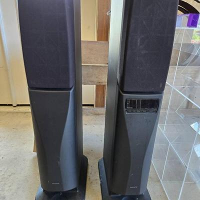 Sony Model No. SA-VA55 Speakers 
