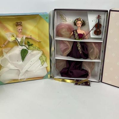 Heartstring Angel and Calla Lily Barbie Dolls in Original Boxes