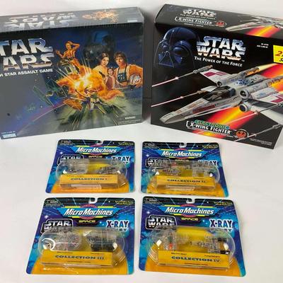 Star Wars X-Wing Fighter & Collectibles Lot