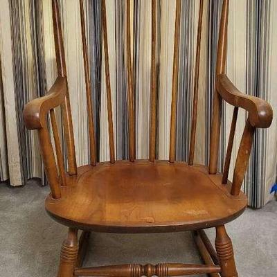 Vintage Wooden Rocking Chair