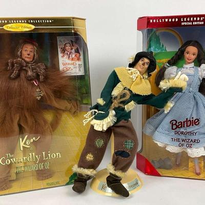 Barbie as Dorothy from The Wizard of Oz Doll with Scarecrow and Lion