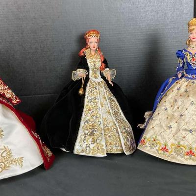 Set of 3 Regal Barbies 