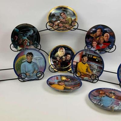 Star Trek Collector Plates - Set of 8 