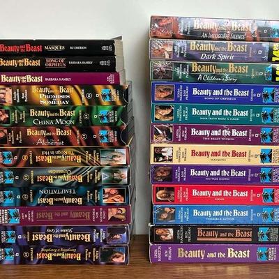 VHS Set Collection of "Beauty and the Beast" And 3 Books 