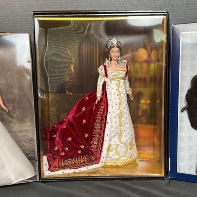 Givenchy Barbie, Princess Josephine Barbie, and Badgley Mischka Barbie – Excellent Condition in Box
