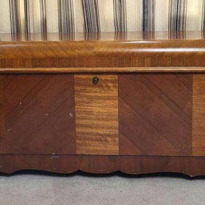 Lane Cedar Chest - Art Deco Waterfall Front
